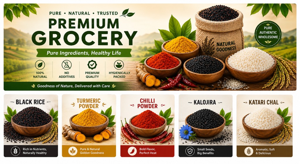 Premium spices and grains