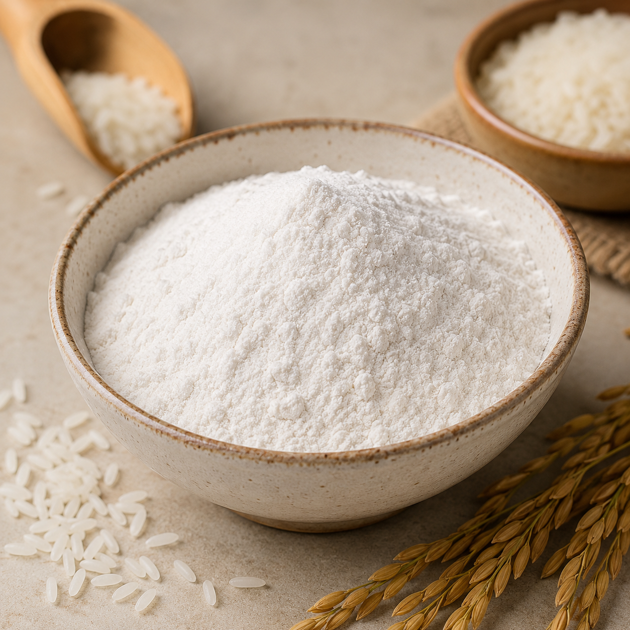 Rice Flour (Chaler Gura) 2kg - Image 2